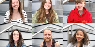 The six students who have each won a £10,000 bursary from arts council