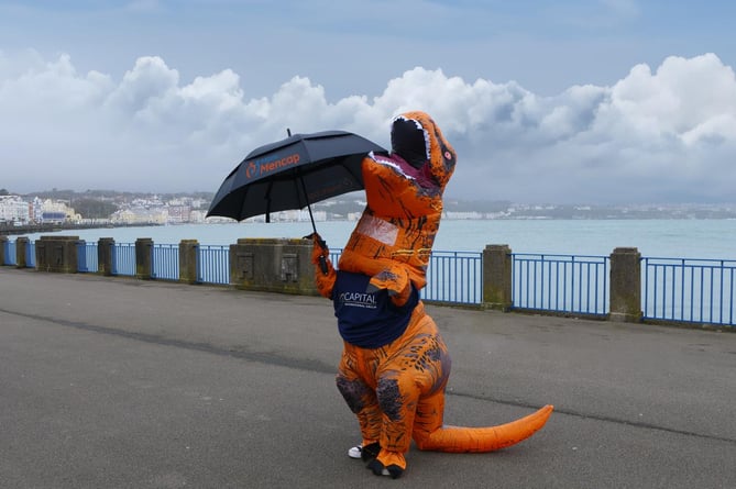 T-Rex on Douglas promenade