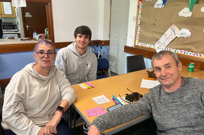 Isle Stand Up To Suicide's Ollie Chrzanowski-Smith with Rosalie and Richard Beaumont 