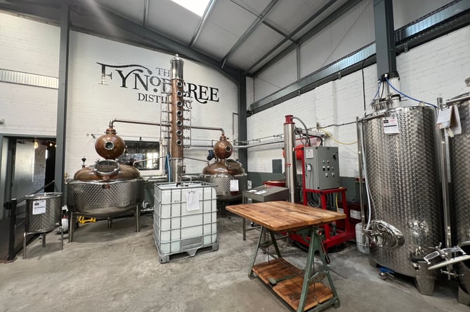 Inside the Fynoderee Distillery in Ramsey