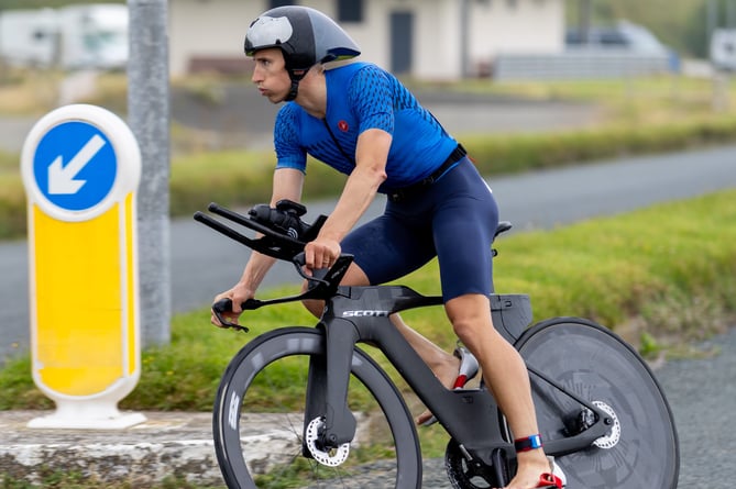 Andrew Isaac was the winner of the open class in last weekend's 1886 Triathlon Championship (Photo:  DK Photography)