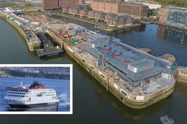 The Manxman's due carry out berthing trials in Liverpool from the end of this month.