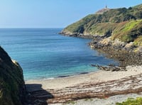 I had my best swim of the year in crystal clear water at empty beach