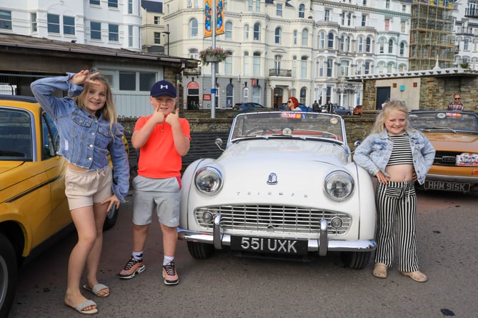 Children enjoyed the display in Douglas. 