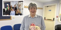 Watch as gran retires again after 25 years as school exam invigilator