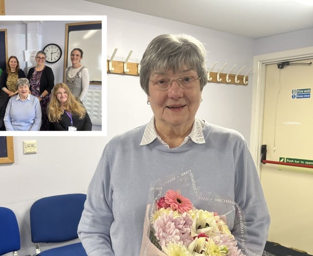 Watch as gran retires again after 25 years as school exam invigilator