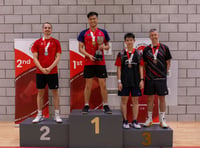 Badminton singles titles for Cheng and Mellor