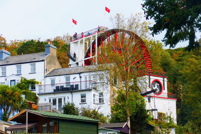 The Great Laxey Wheel on Saturday