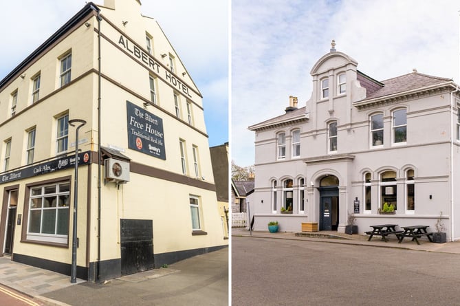 The Albert Hotel and the Viking Hotel are both on the market