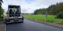 Resurfacing work continues on Braddan Road