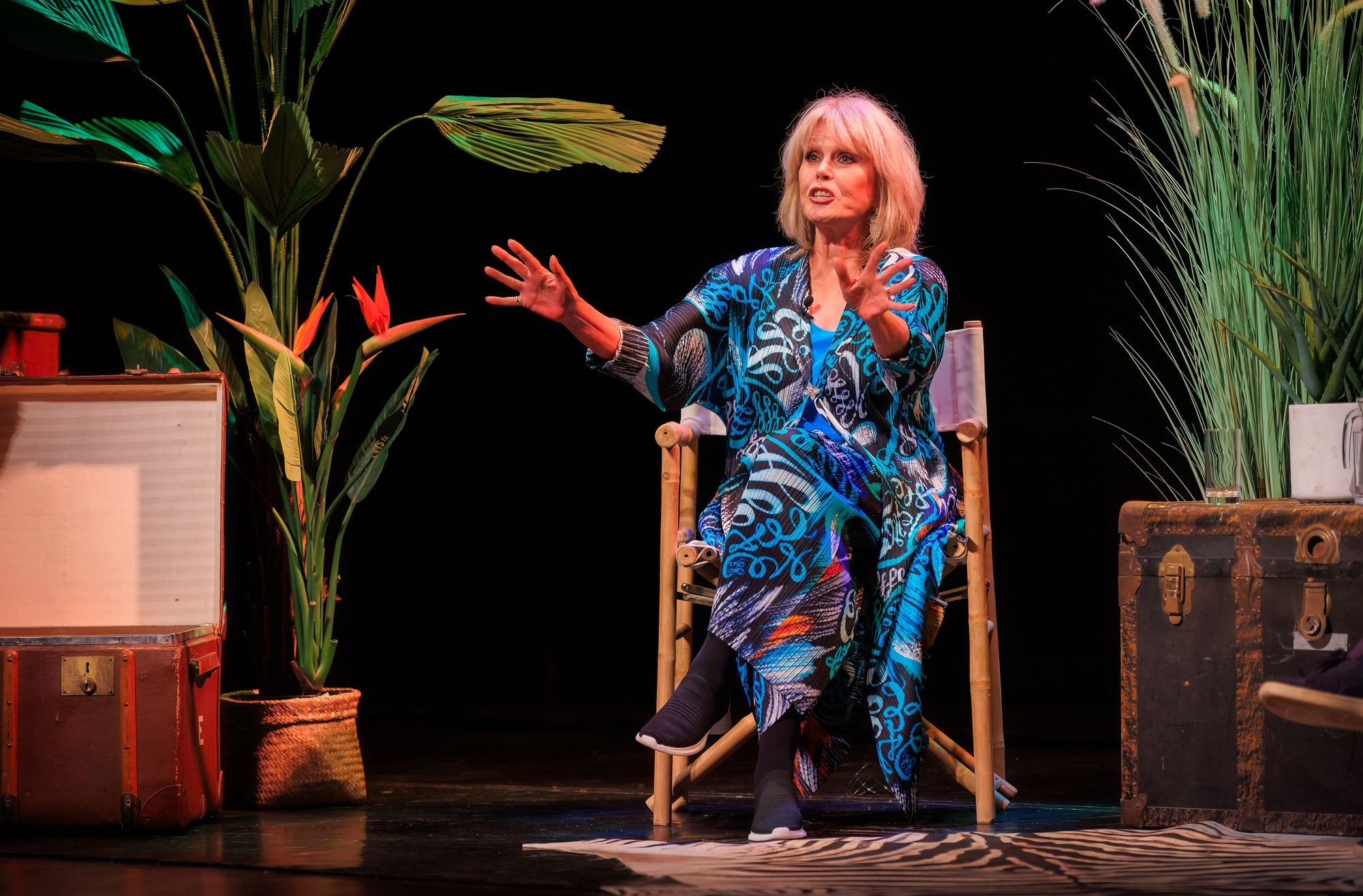 Dame Joanna Lumley says she 'thoroughly enjoyed' her first visit to the