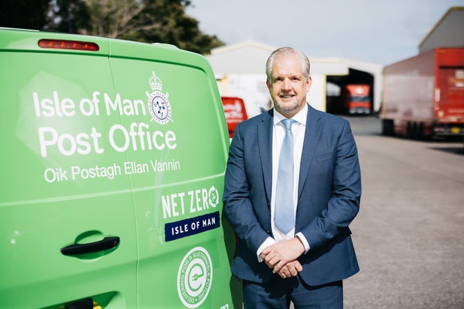 Simon Kneen, Chief executive of Isle of Man Post Office