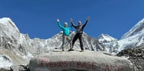 Couple conquer Everest Base Camp for charity close to their hearts