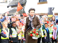 Live updates as Princess Anne given a rousing send-off