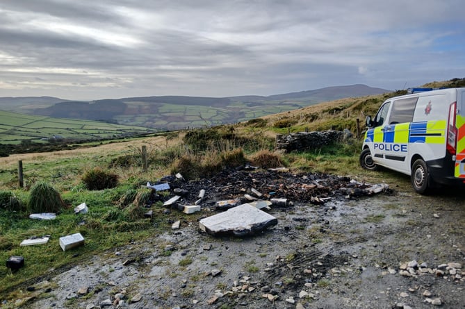 Police received reports of a fire at the top of Mill Road , Greeba on Sunday morning 