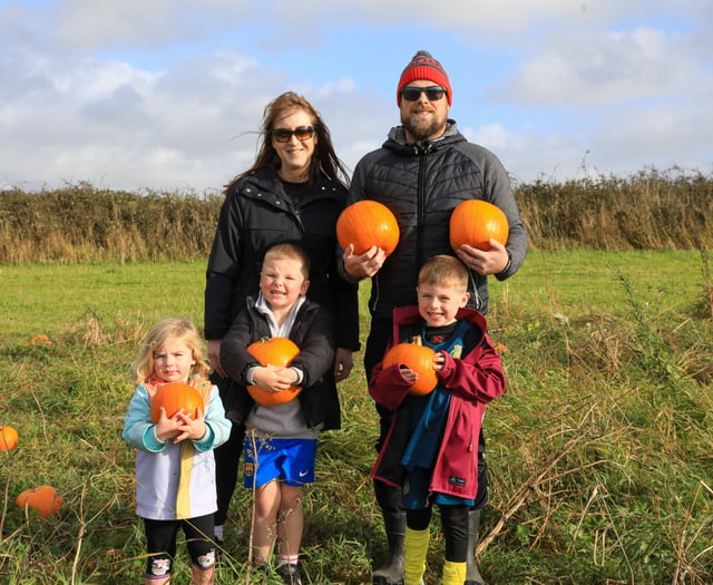 The best pictures from this year's Bigfoot pumpkin picking in Ballabeg