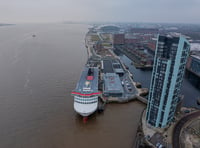 Mooring lines are clashing with fender at new ferry terminal