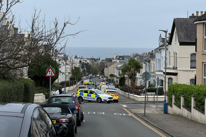 Armed police incident in Murrays Road, Douglas