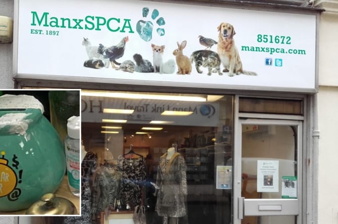 The MSPCA shop in Ramsey had their collection box stolen