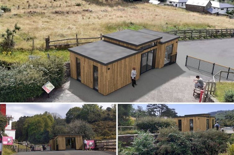 The revised proposals for the Laxey Wheel Visitor Hub