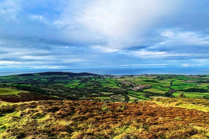 Views from the top of Slieu Whallian plantation