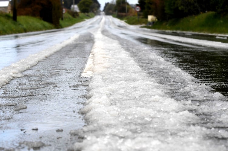 Ice on the Ballamodha straight