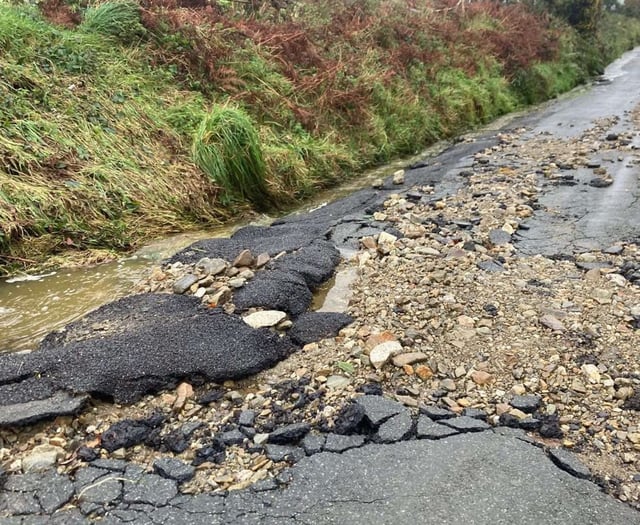 Island road to close for emergency repairs following Storm Bert damage