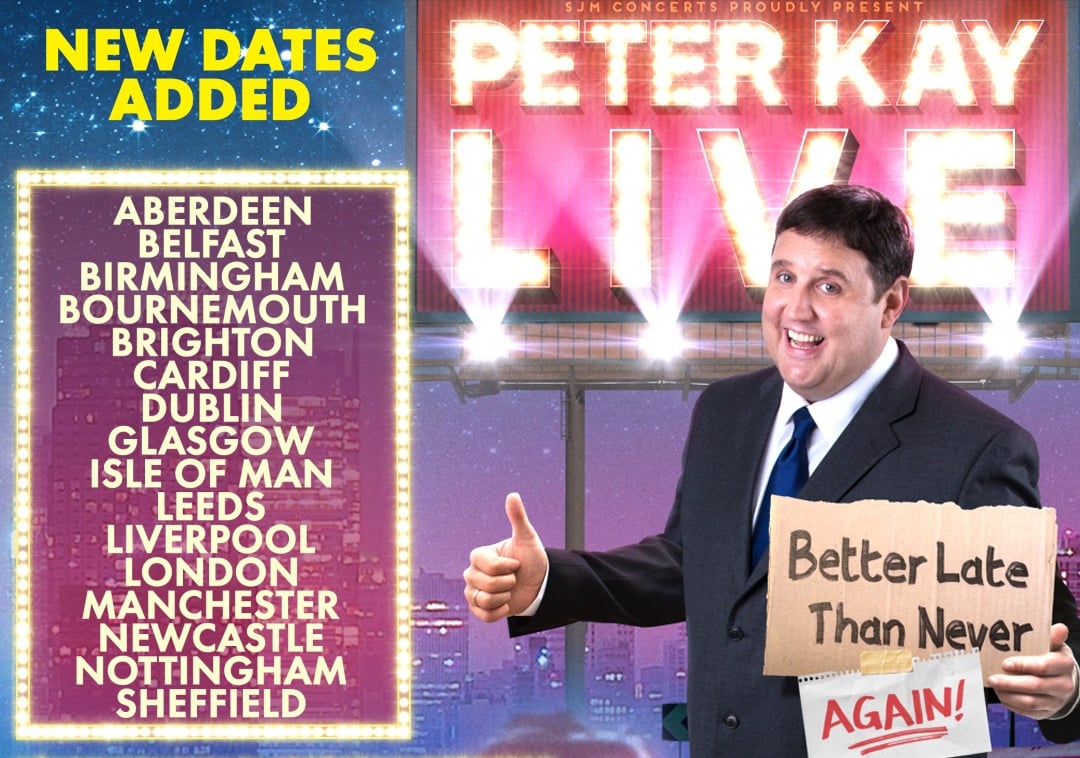 Fury as Peter Kay tickets resold for hundreds of pounds just minutes