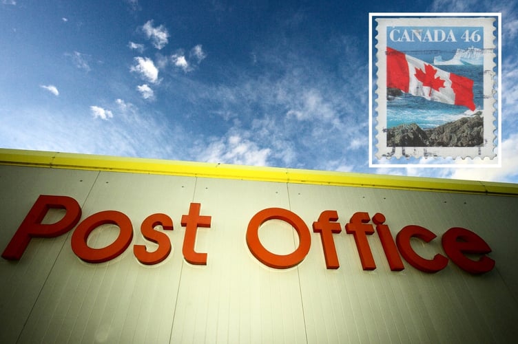 All mail services to Canada have been temporarily suspended until further notice