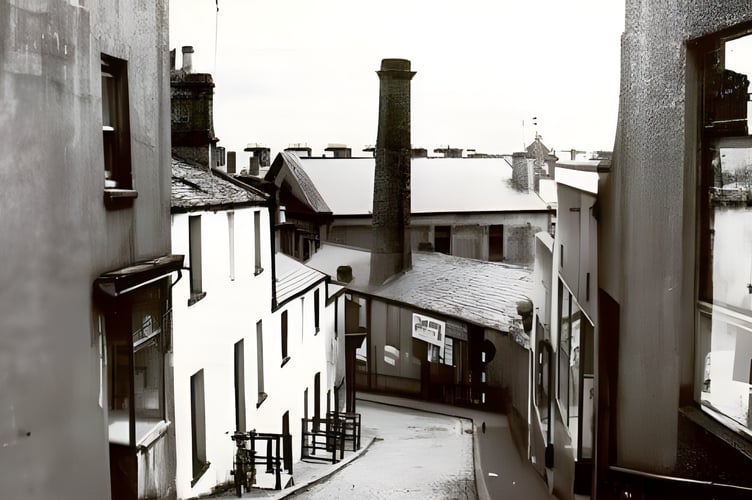 Well Road Hill in Douglas before it was transformed in the late 1960s/70s