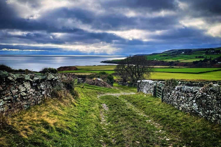 The views during a walk through Maughold