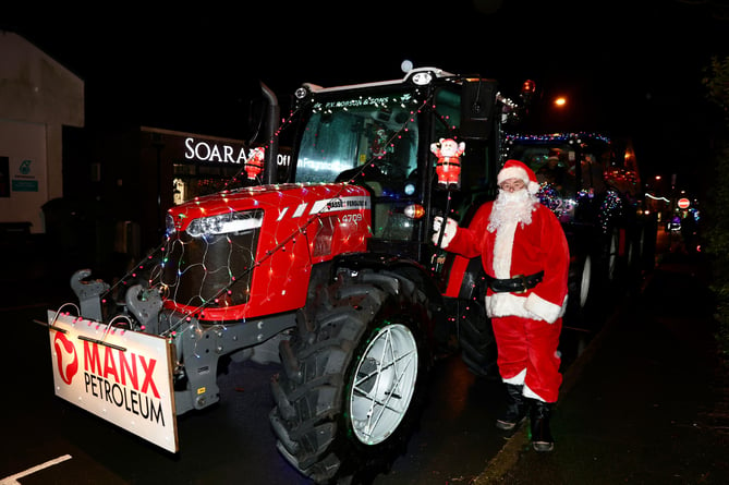 Pictures from the start of the Isle of Man Young Farmer' Christmas Tractor Run 2024 (Photos by CJS Photography)