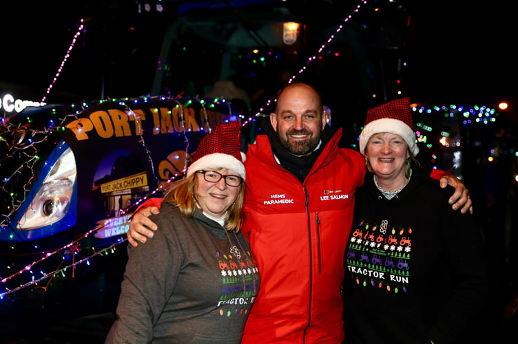 Pictures from the start of the Isle of Man Young Farmer' Christmas Tractor Run 2024 (Photos by CJS Photography)