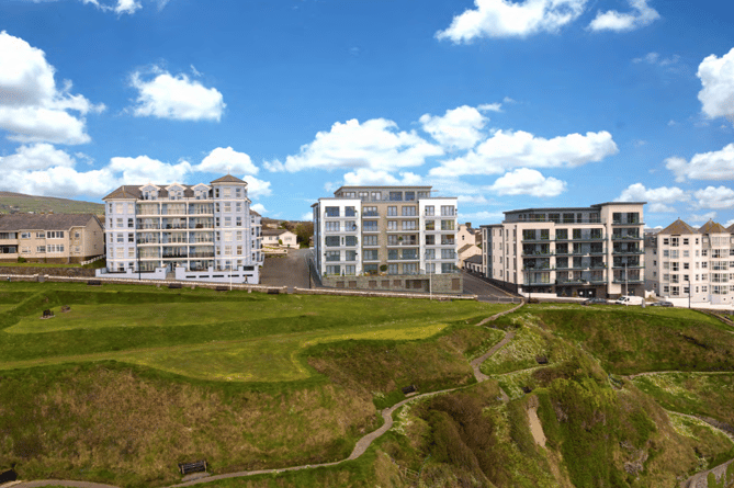 Proposed development is located between the Imperial Heights and Royal Shore apartments