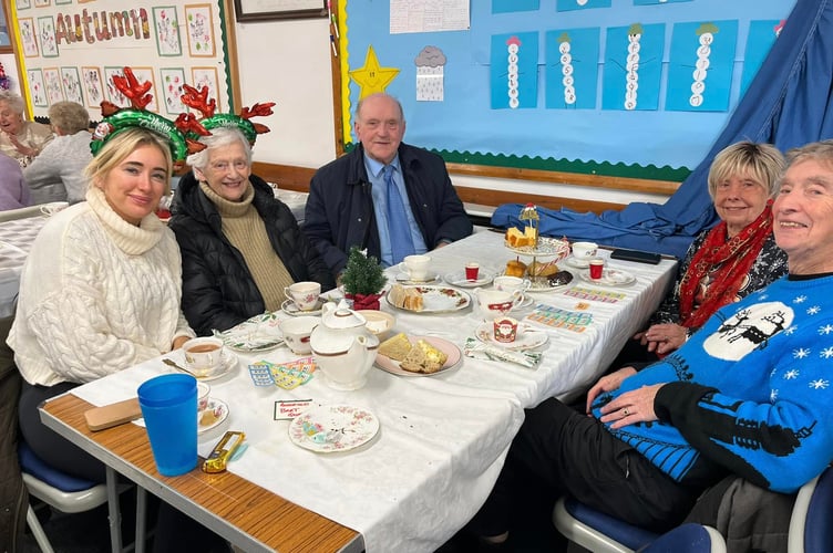 The tea and cake went down very well with the crowds