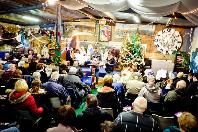 Christmas in the Barn at Ballacreggan Farm in 2023