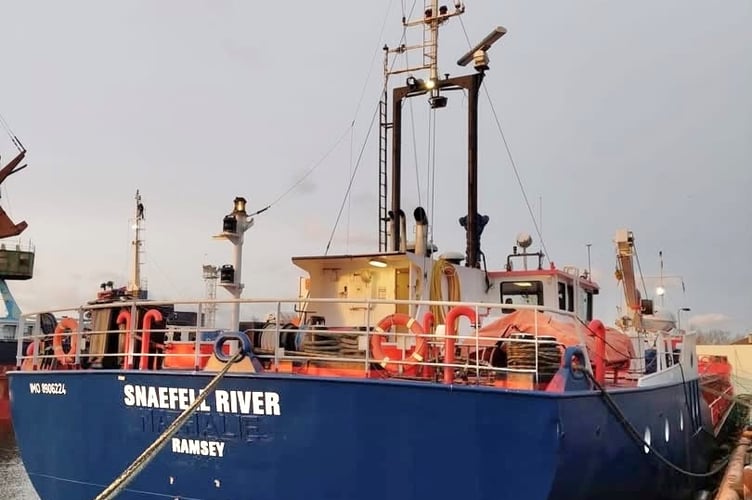 The vessel has been renamed Snaefell River