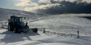 Five fascinating pictures show Mountain Road covered in snow 