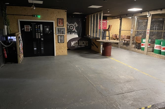 Inside the Mad Jack's venue on South Quay in Douglas, where the competition will be held