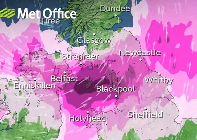 RED weather warning issued as 'violent storm force winds’ to hit