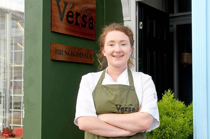 Pippa Lovell at Versa on Station Road, Port Erin