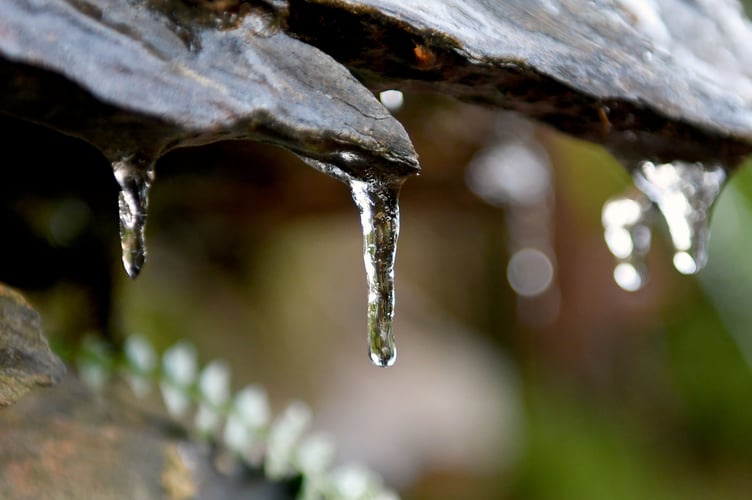 Ice in Glen Helen