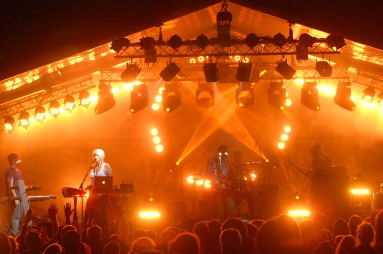 English A-level student Isla Gray would like to see more outdoor theatre and musical festivals on the Isle of Man. Pictured is Planes Over Paris performing at the island's Garden Party Musical Festival back in 2011