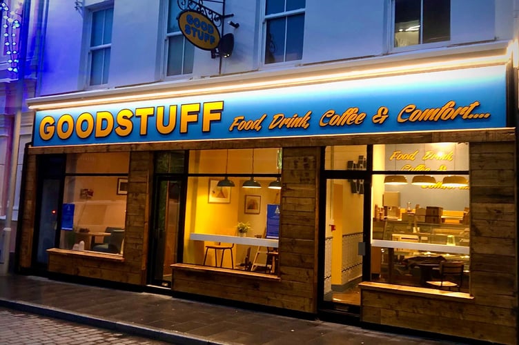 The Goodstuff restaurant on Peel Street, Ramsey