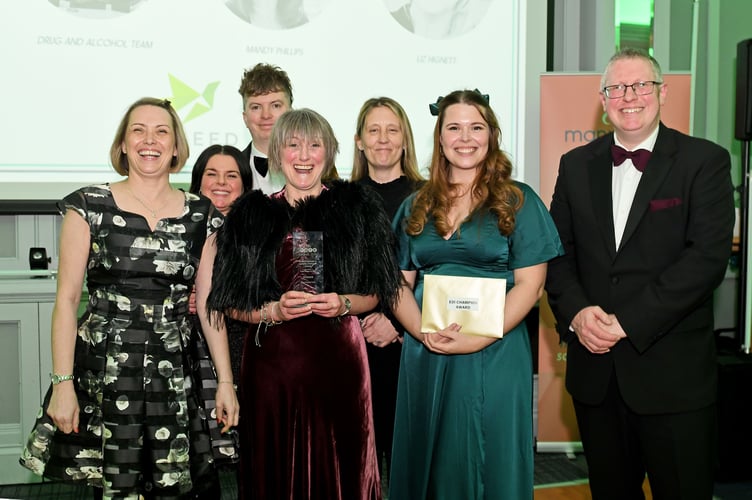 The Drug and Alcohol Team, winners of the EDI Champion Award