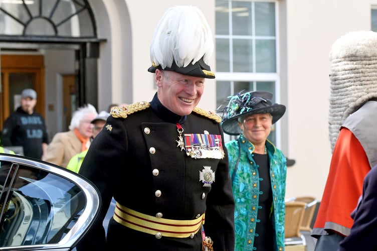 Sir John Lorimer, the island's Lieutenant Governor