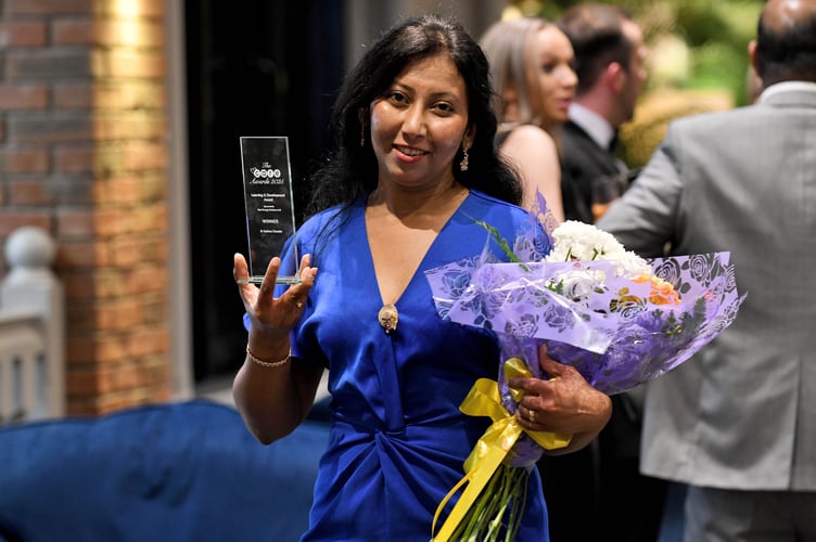 Dr Sushma Chandra, winner of the Learning Development award