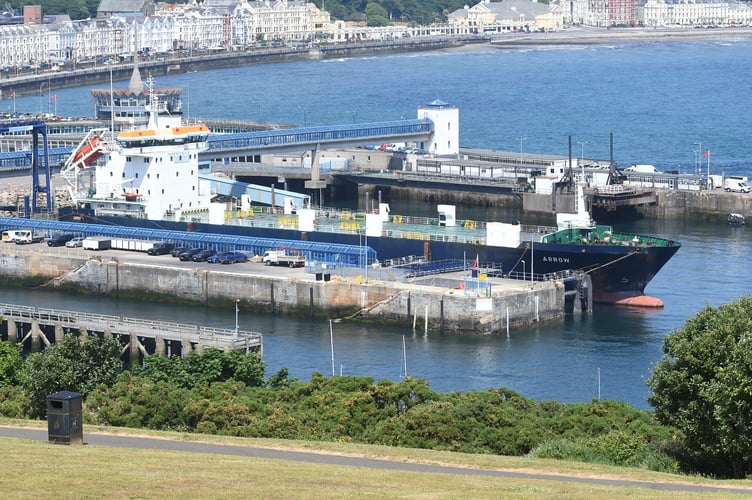 Isle of Man Steam Packet Company cargo vessel MV Arrow 