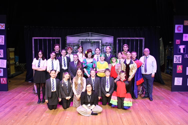 The cast of KWC's Matilda show