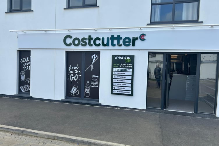 The new Costcutter store in the the Dandara development at Reayrt Mie